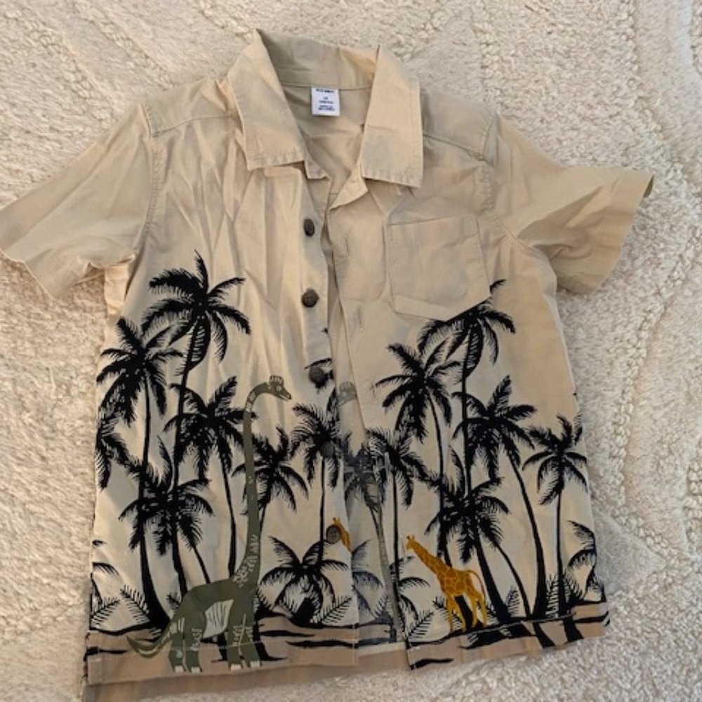 Button up safari shirt toddler boys 3T